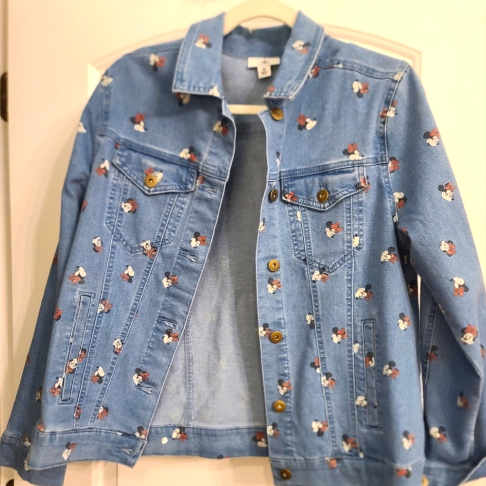 Minnie mouse jean jacket from Disney's park.